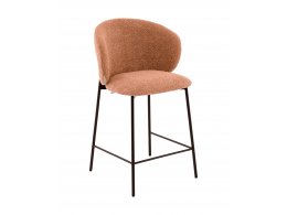 Стул полубарный Блейз букле терракотовый