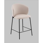 Стул полубарный Блейз велюр молочный