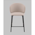 Стул полубарный Блейз велюр молочный