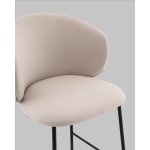 Стул полубарный Блейз велюр молочный