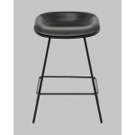 Стул полубарный Фуриоса экокожа чёрный