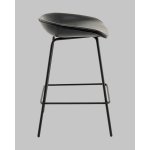 Стул полубарный Фуриоса экокожа чёрный