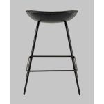 Стул полубарный Фуриоса экокожа чёрный