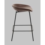 Стул полубарный Фуриоса экокожа коричневый