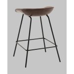 Стул полубарный Фуриоса экокожа коричневый