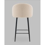 Стул полубарный Ханнингем букле бежевый