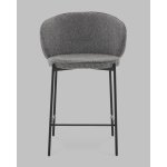 Стул полубарный Тисдейл букле темно-серый