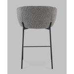 Стул полубарный Тисдейл букле темно-серый