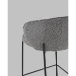 Стул полубарный Тисдейл букле темно-серый