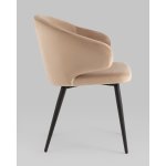 Стул с подлокотниками Codo велюр капучино