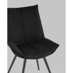 Стул вращающийся Робб велюр черный Стул вращающийся Робб велюр черный