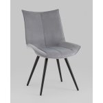 Стул вращающийся Робб велюр серый