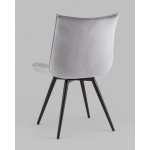 Стул вращающийся Робб велюр серый