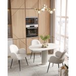 Стол обеденный Mystery 130*80 белый