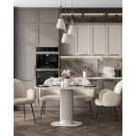 Стол обеденный Mystery 130*80 белый