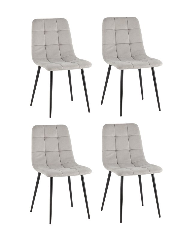 Стул Одди Original светло-серый 4 шт.