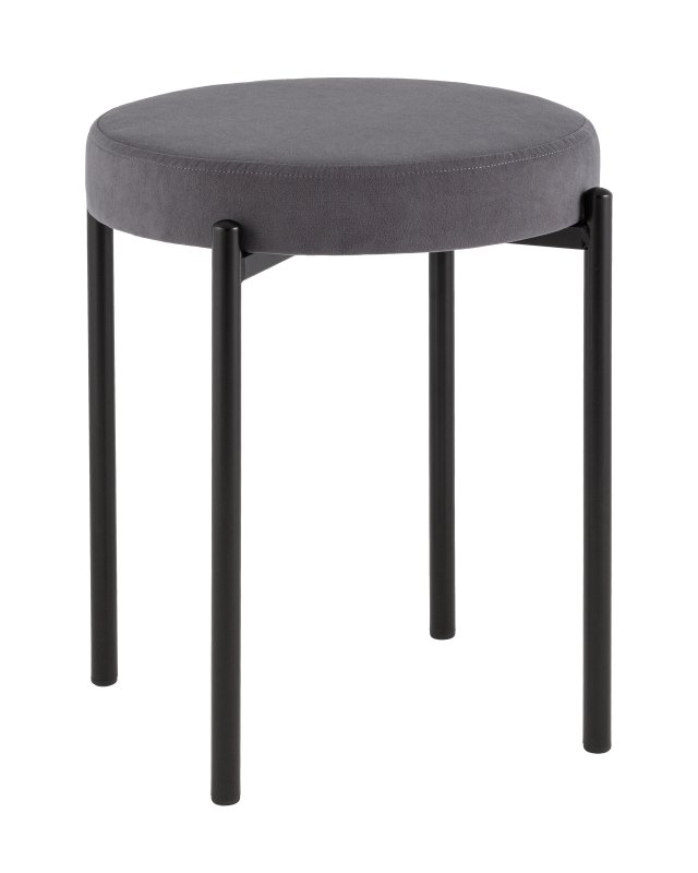 Табурет Бриф Original велюр темно-серый