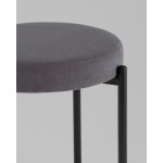 Табурет Бриф Original велюр темно-серый