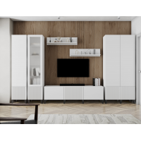 Гостиная Рея Тумба ТВ РГТ белый/белый снег