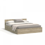 СГ Норд Кровать 1,6 (1635*650*2032) дуб крафт серый/дуб крафт серый