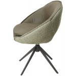 Стул ANABEL 360 град. поворот Зеленый F07-003-01 / MONTECRISTO 8421 / серый каркас, ®DISAUR