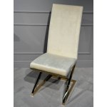 Стул обеденный Палермо MC799-BG-2, 60х46х105 см, бежевый/глянцевое золото