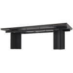 Стол АДАЖИО 240 (320) см MINERAL STONE NATURAL, керамика / Черный каркас М-City