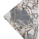 Стол АДАЖИО 240 (320) см MINERAL STONE NATURAL, керамика / Черный каркас М-City