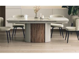 Стол БАТИСТ 200 PATAGONIA POLISHED, керамика / ЛАТТЕ / ОРЕХ ЭККО М-City