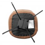 Комплект из 2-х стульев Grant терракотовый шенилл на поворотном механизме