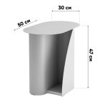 Журнальный столик Yvaine металл бежевый