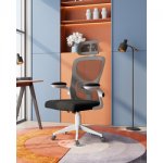 Кресло офисное TopChairs Airone белый с черной сеткой