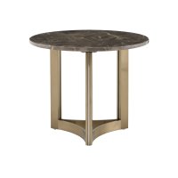 Журнальный столик Кассия 60*60 см темная керамика