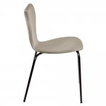 Комплект из 2-х стульев Seven Style латте велюр с чёрными ножками