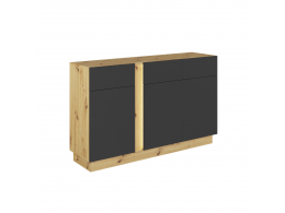 MODO комод КД-2 (фасад)  Чёрный матовый