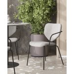 Стул обеденный Masey с подлокотниками серый