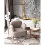 Кресло Кэнди ткань букле капучино