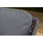 "Лугано" лаунж-зона 5-местная плетеная из роупа (веревки), каркас алюминиевый темно-серый, роуп темно-серый