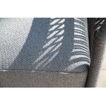 "Лугано" лаунж-зона 5-местная плетеная из роупа (веревки), каркас алюминиевый темно-серый, роуп темно-серый