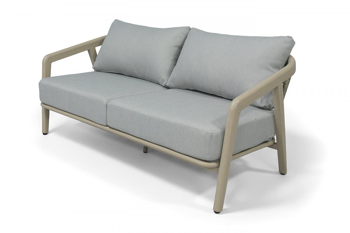 "Брюссель" диван двухместный из искусственного ротанга, цвет серый, каркас под дерево (холодно-бежевый) "Брюссель" диван двухместный из искусственного ротанга, цвет серый, каркас под дерево (холодно-бежевый)