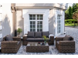 "Палермо" лаунж-зона из искусственного ротанга, цвет соломенный "Палермо" лаунж-зона из искусственного ротанга, цвет соломенный