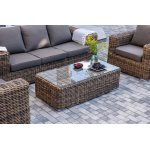 "Палермо" лаунж-зона из искусственного ротанга, цвет соломенный "Палермо" лаунж-зона из искусственного ротанга, цвет соломенный