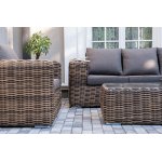 "Палермо" лаунж-зона из искусственного ротанга, цвет соломенный "Палермо" лаунж-зона из искусственного ротанга, цвет соломенный