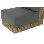 "Капри" модуль диванный прямой с подушками, цвет соломенный