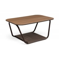 "Гранада" журнальный стол 90х60см из HPL, цвет "дуб"