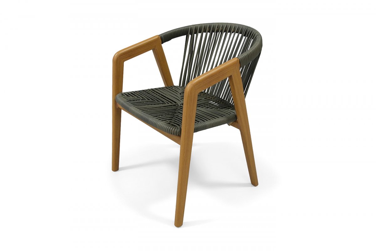 "Будапешт" стул из искусственного ротанга, цвет темно-серый