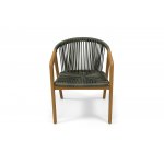 "Будапешт" стул из искусственного ротанга, цвет темно-серый