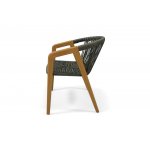 "Будапешт" стул из искусственного ротанга, цвет темно-серый