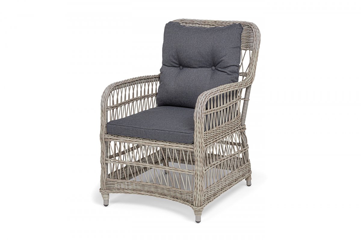 "Цесена" кресло плетеное из искусственного ротанга, цвет бежевый "Цесена" кресло плетеное из искусственного ротанга, цвет бежевый