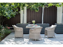 "Фредо" обеденная группа плетеная, цвет бежевый "Фредо" обеденная группа плетеная, цвет бежевый